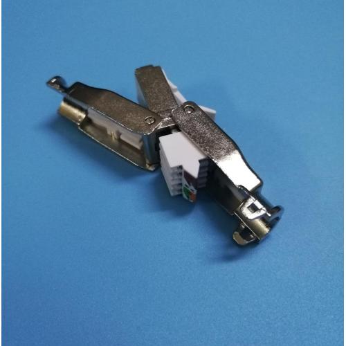 RJ45 CAT6A STP plug toolless rj45 konektor Cat6A