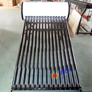 Heat pipe solar water heater