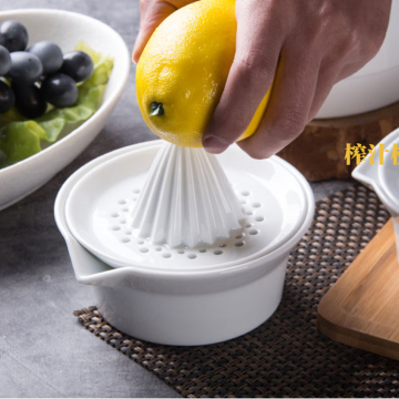 Chinese Style White Glazed Fruit Juicer