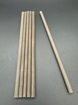 Fully biodegradable coffee grounds straw