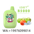 Iget b5000 kit de vape jetable cola glace