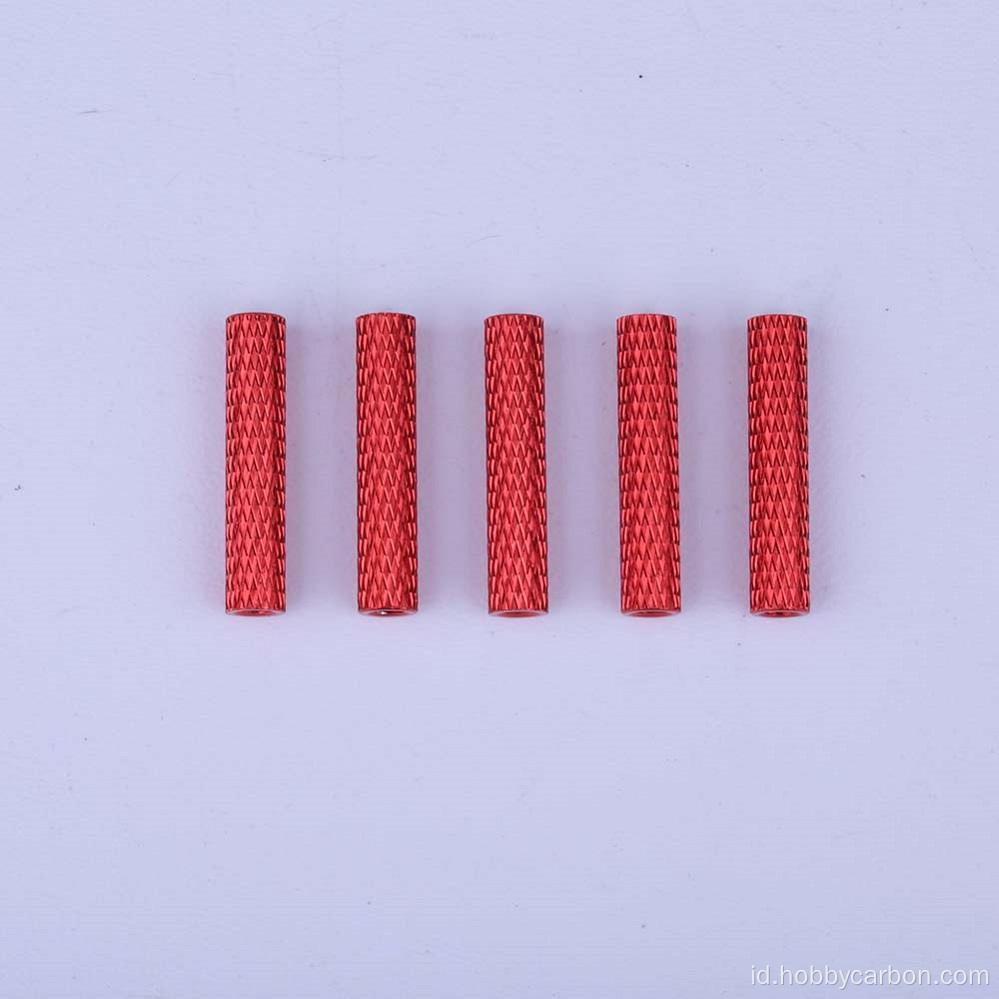 M3 Red Aluminium Standoffs tersedia dalam stok