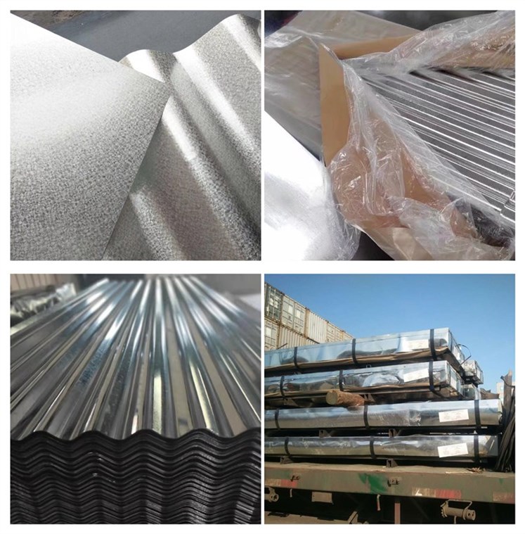High quality 0.12mm Thick Galvalume Application corrugated steel roofing sheet