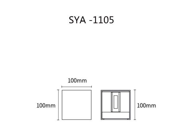 Outdoor wall light for villa exterior wall