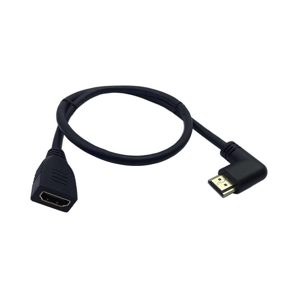 High Speed HDMI Right Angle Male to HDMI Cable