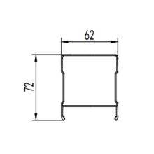 Iron railing fence aluminium profile extrusion moulds