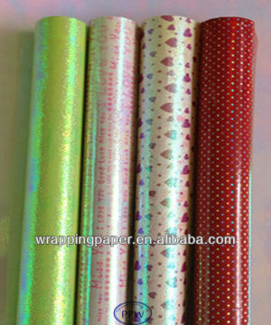 Fancy rainbow paper for flower wrapping paper
