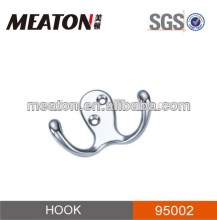 Fancy Zinc Alloy Double Metal Clothes Hooks