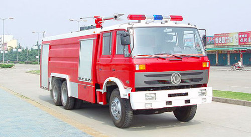 DONGFENG 6 x 4 pumper आग ट्रक