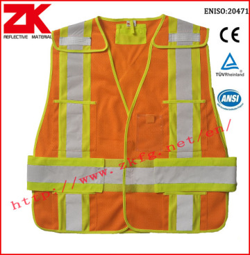 Safety vest with pockets