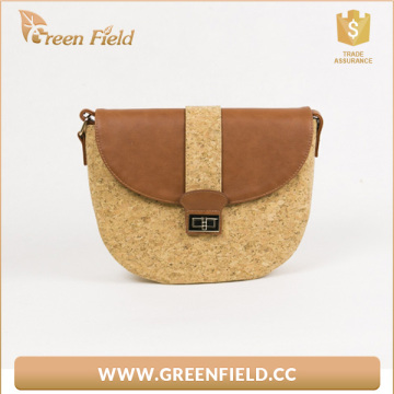 Cork shoulder bag women cross body cork bag