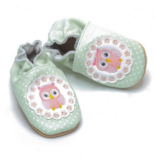 Owl Fashion Soft Leather Baby Shoes