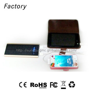 Wholesale OEM solar mobile charger with gift package box