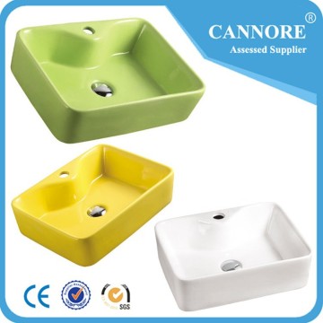 White Color Table Top Kitchen Washing Basin