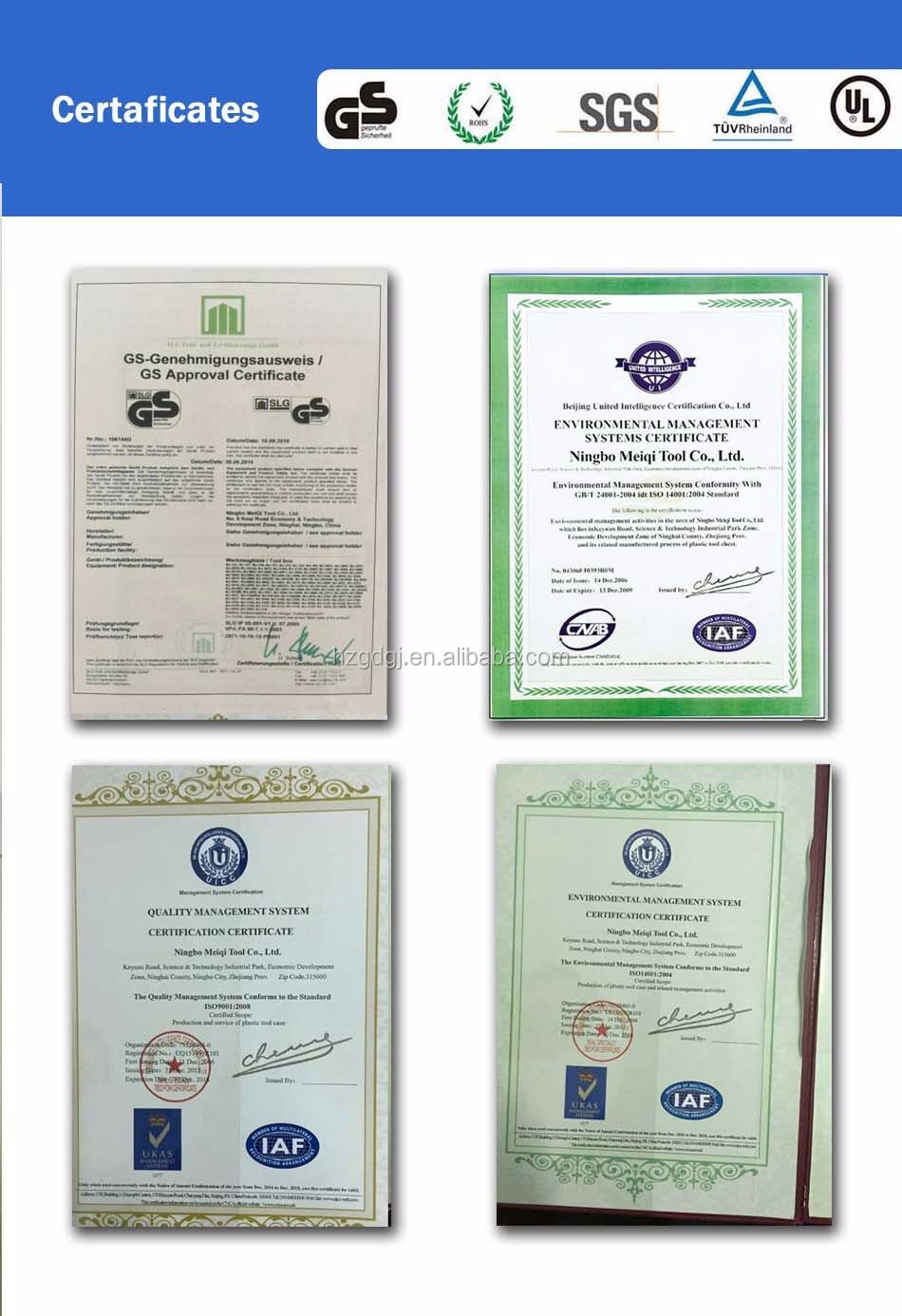 GD5070 Stanley style stackable plastic large multi function tool box tool trolley