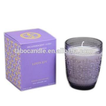 hot sale glass candle for wedding