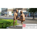 Square Famous Bronze Sculpture