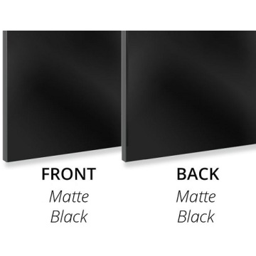 Aluminium composite panel 3MM Matte Black/Matte Black