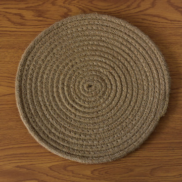 anti-slip Jute flax wholesale coffe mat