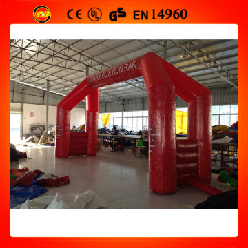 inflatable advertising red Arch/inflatable entrance arch/black arch