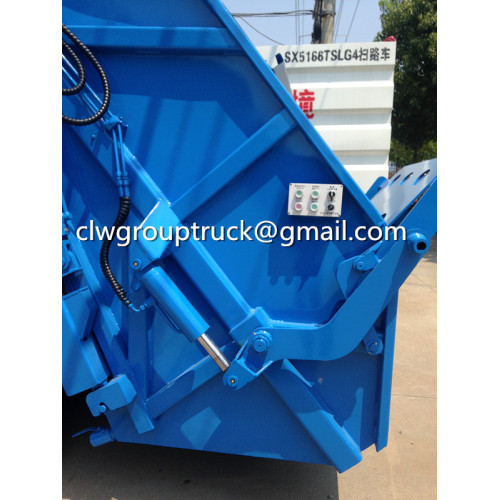 Camión compactador hidráulico de la basura de Dongfeng 6CBM