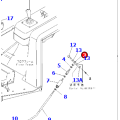 KOMATSU WA380-5 PROPELLER SHAFT A.REAR 423-20-34111