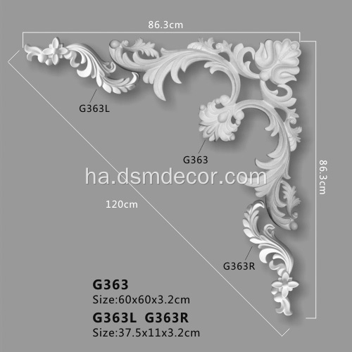 Polyurethane Architectural Decorative Ado