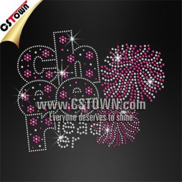 Cheer Thing Customized Iron On Rhinestone Diamante Transfers