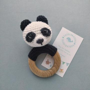 Hochet Panda Crochet Animal New Trend