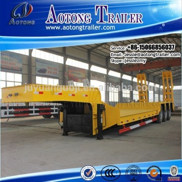 China Low Bed Semi Trailer, Heavy Duty Low Bed Semi-Trailer, Lowbed Trailer