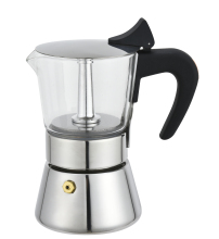 clear glass coffee pot