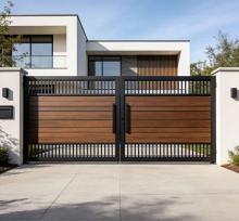 Premium Aluminum Alloy Courtyard Gate