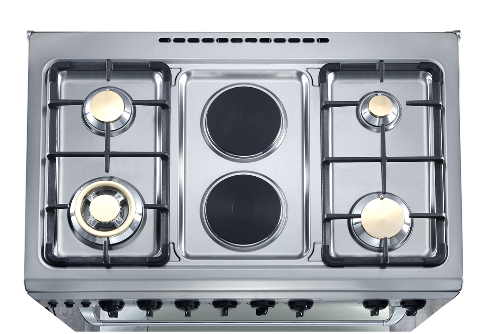 Freestanding Electric Range with Six Elements