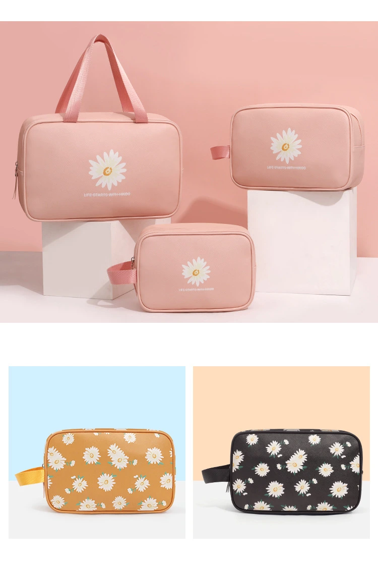 Customized Professional Travel Cosmetic Bag Large Capacity Toiletry Bag Makeup Tool Storage Bag Women Cosmetic Bag