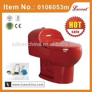 Modern one piece Red Color Toilet