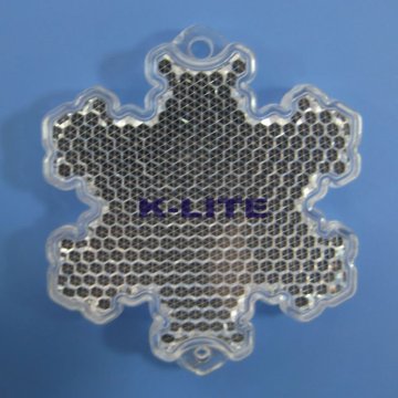 snowflake reflector , hard reflector , pedestrian reflector