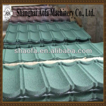 stone coated metal roof tile machinery