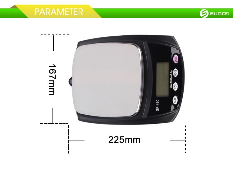SF-460 5KG 1G 500G 0.01G 가정용 디지털 부엌 음식 체중 체중계 전자 계량기
