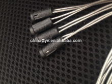 UL proved 2*AWG20 FEP Transparent teflon wire connected with G4 lamp holder lamp base