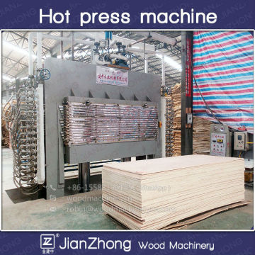 plywood board hot press machine/hydraulic press machine 500t /wood hydraulic press machine