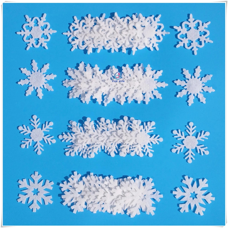 Felt Snowflakes Hanging Ornaments Home Window Door Accessories