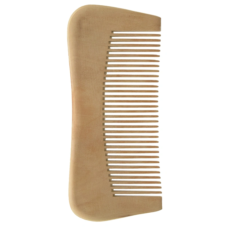 Private Label Wooden Comb Custom Men's Wooden Beard Shaping Tool