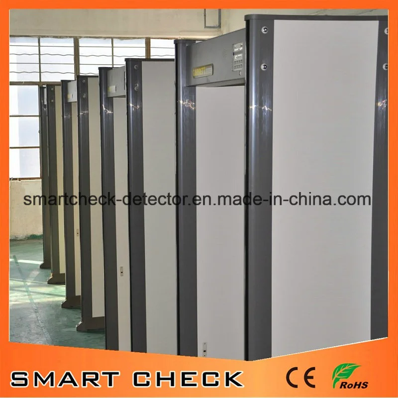 High Quality 33 Zones Security Gate Walk Through Metal Detector Door Frame Metal Detector