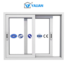 French Style Sliding Windows Aluminum Alloy Nylon Screen
