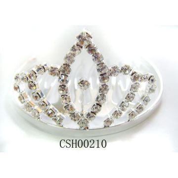 Rhinestone Cup Chain Crown