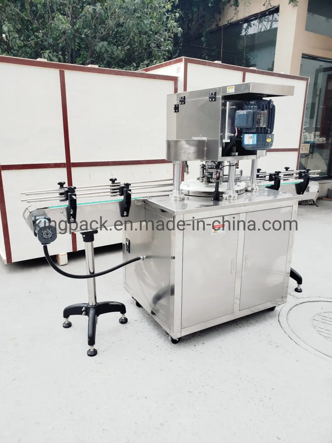 Full Automatic Cans Jar Bottle Rotary Sealing Machine for Tin Cans with Ce