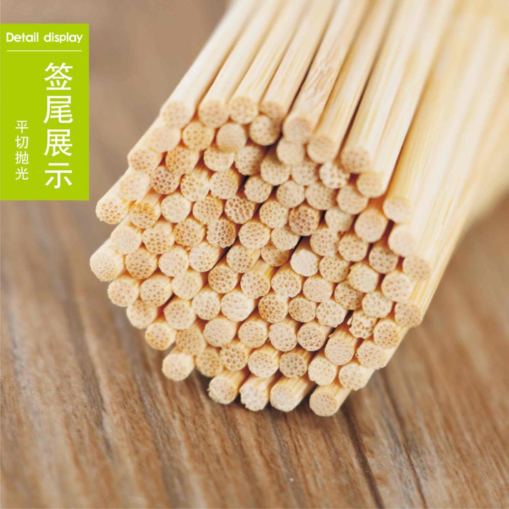 4.0MM*25CM Factory Wholesale Natural Bamboo Stick Barbecue stick with lowest price