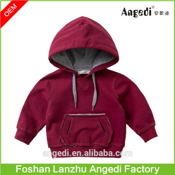 China factory customized baby pullover hoodie