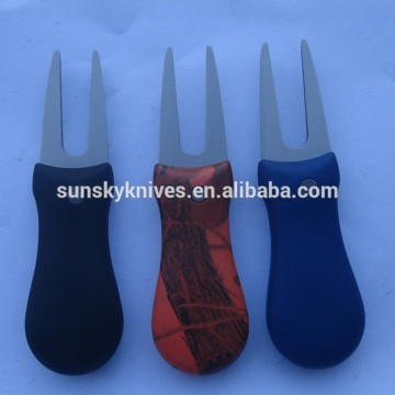 golf divot pitch fork divot repair tools