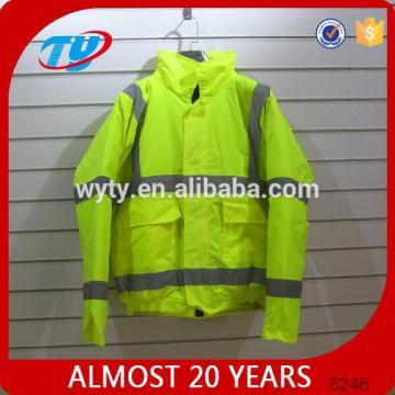 2016 TY16 yellow work jackets reflective safety jacket